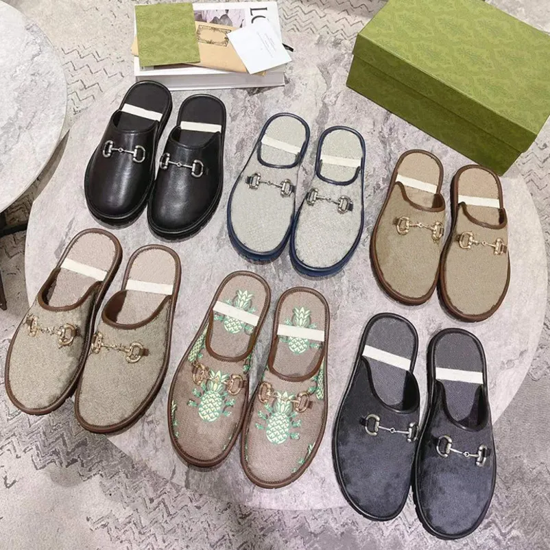 Top Quality Striped Print Leather Designer Mens Slides Flat Princetown Mules Big Sizes 39 48 NO381 From Ddcstore 59.28 In Bulk DHgate.Com