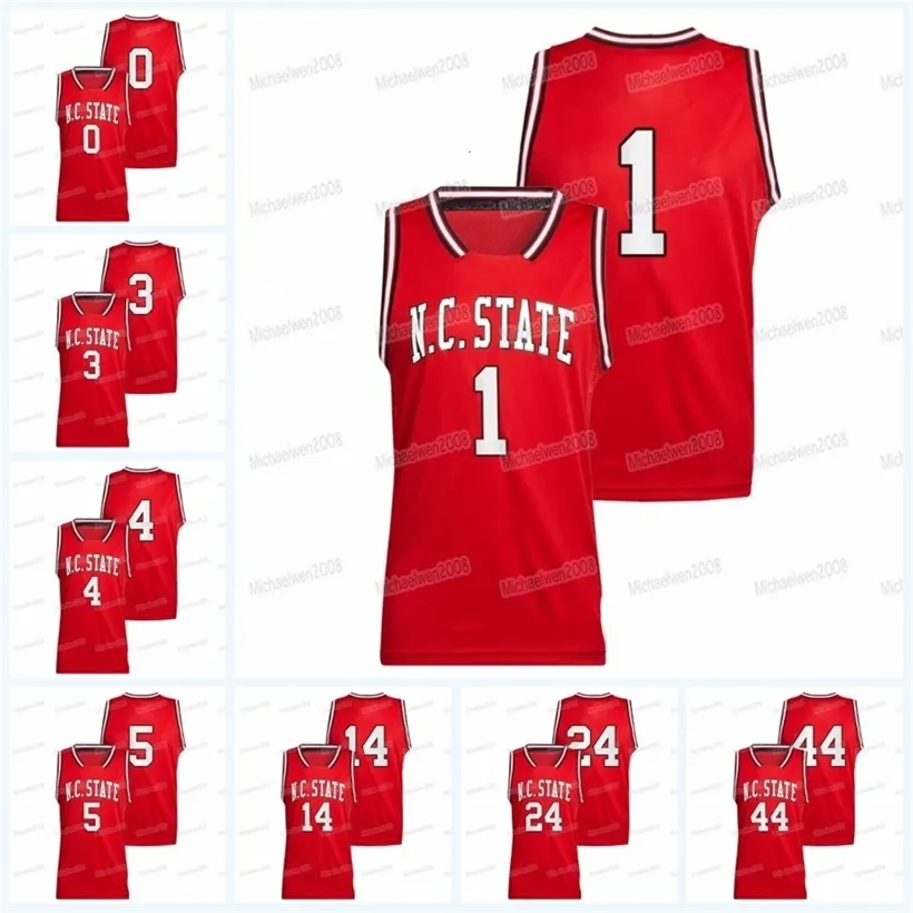 Ceomitness NC State Wolfpack 2022 Basketball Basketball обратный ретро -джерси NCAA Cam Hayes Terquavion Smith Jericole Hellems Кейси Морселл Алекс Нанналли