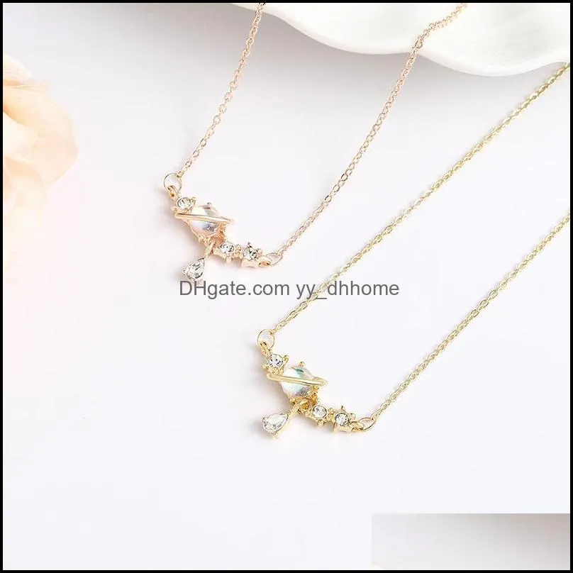 Simple Pendant Necklace Tooth-shaped Clavicle Chain Necklaces