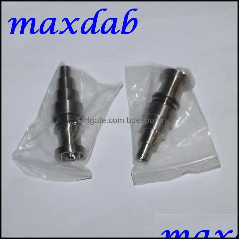 Hand tools 10/14/18mm 6 in 1 Titanium nails/Quartz Hybrid E-Nails for 16mm Enail Coil , oil rigs bongs