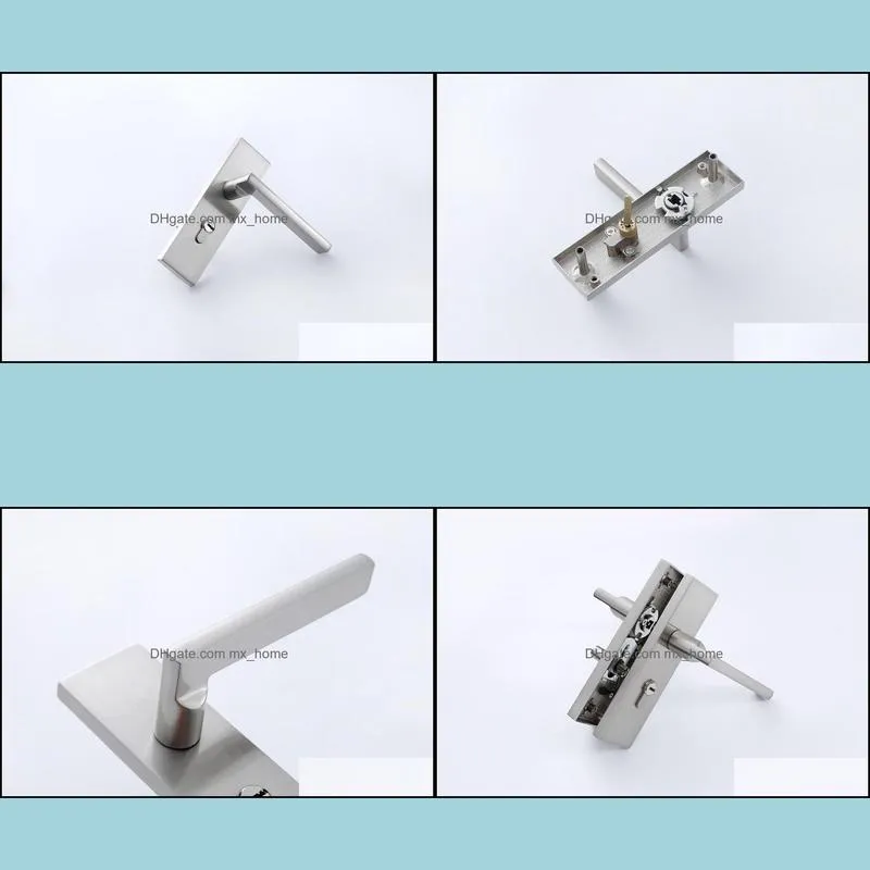 Double-sided quick installation modified single-tongue lock Hotel door access toilet door lock purification engineering door lock