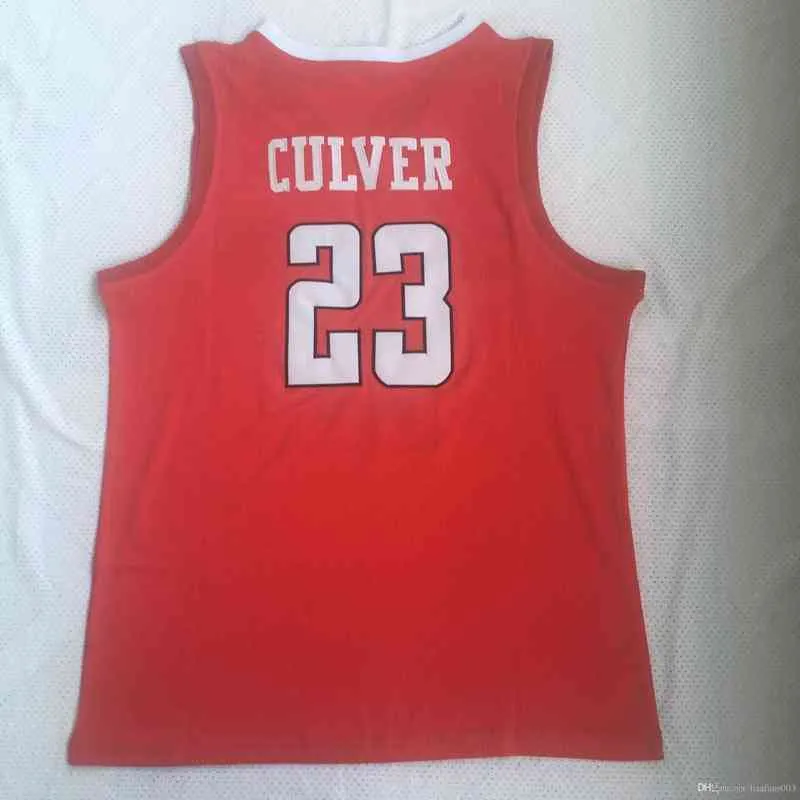 College Basketball 23 Jarrett Culver NCAA Texas Tech stitched mens Jerseys size S-2XL white red black top quality