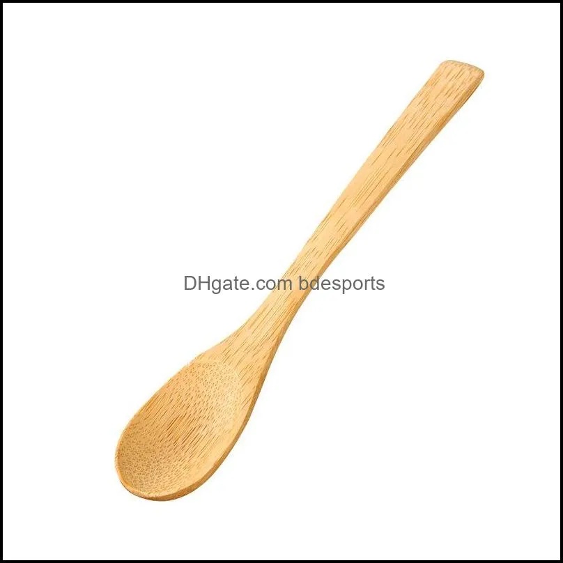 Bamboo spoon Japanese handmade jam honey tableware ice cream spoon factory direct sales