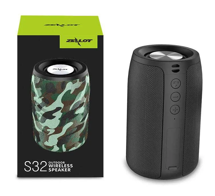 Altavoz Bluetooth portátil, altavoz al aire libre, mini altavoz inalámbrico  impermeable IPX5, Zealot S32 hasta 12 horas de reproducción