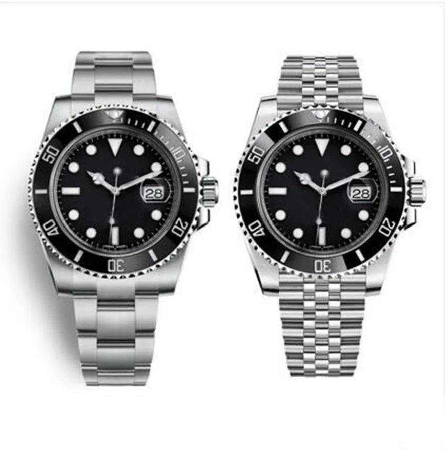 Designer relógio BK Factory Luxury top mass relógios de aço de aço automático cal.2813 Munimento de cerâmica verde preto 116610 Men Men ETA Sport Wristwatches