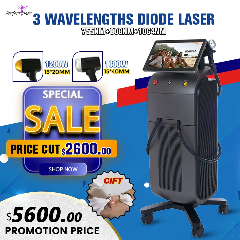 808nm Diodo Laser Depilight Titanium Ice Hair Removal Machines