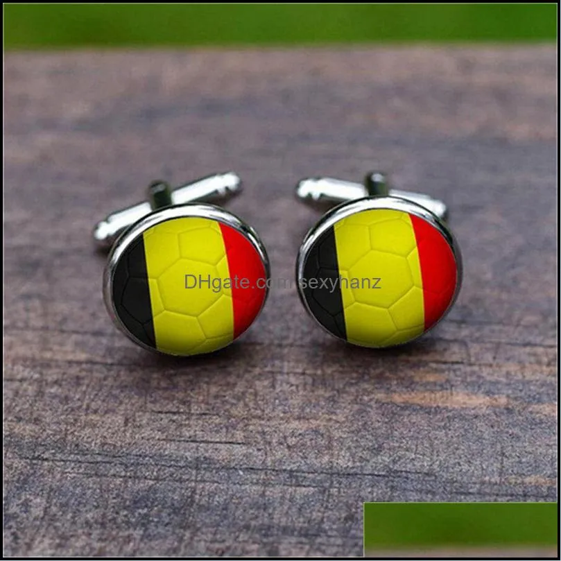flag cufflinks world cup cufflink different country cuff links for women men fashion jewelry wholesale free shipping 0758wh