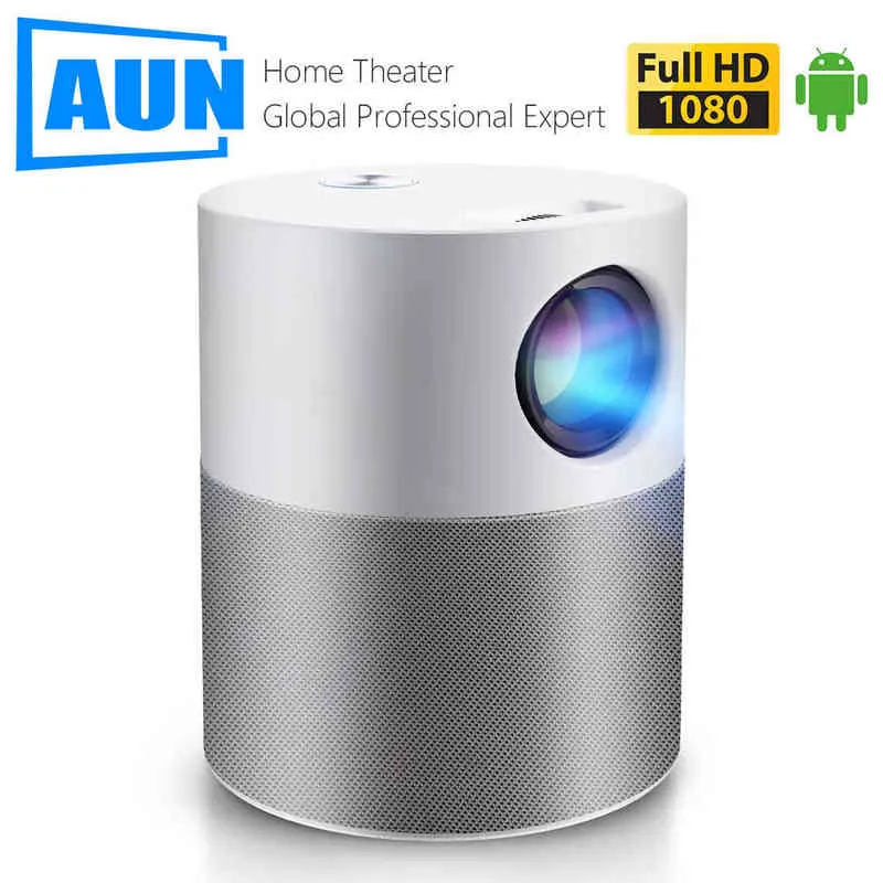 ET40 AUN LED Projector Full HD 1080P Android 9 Beamer Movie Mini Projector 4K Decoding Video Projector for Home Theater Cinema H220409