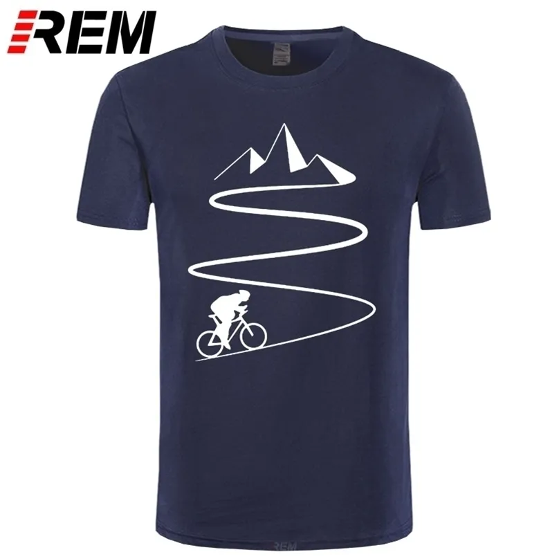 Горное велосипедное сердцебиение смешное байкерская футболка плюс размер индивидуальная футболка с коротким рукава