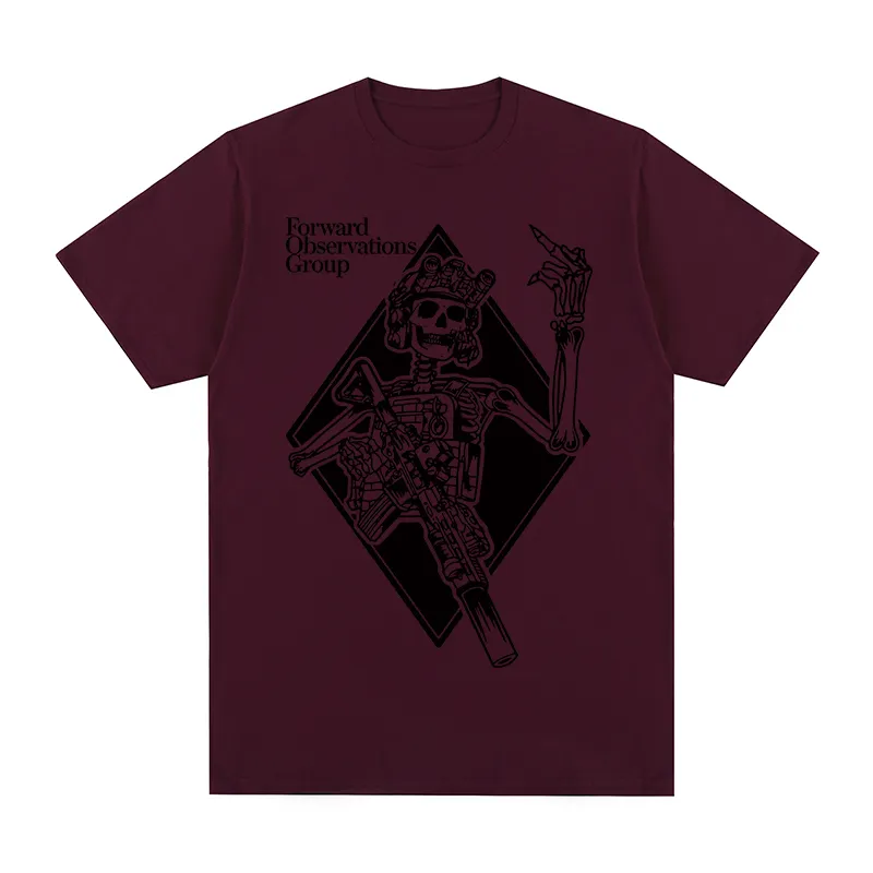 Wholesale Vintage Skeleton GBRS Heavy Metal T Shirt For Men