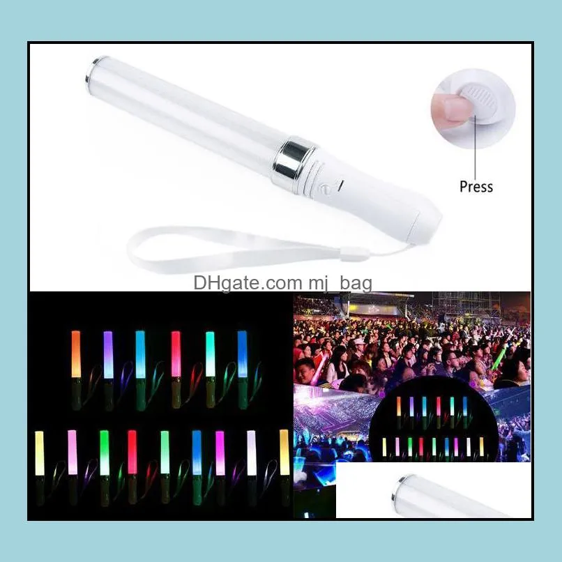 newest flashing led glow stick 15color variable shining led light stick shining infinity color for japan quality by dhl shipping sn701