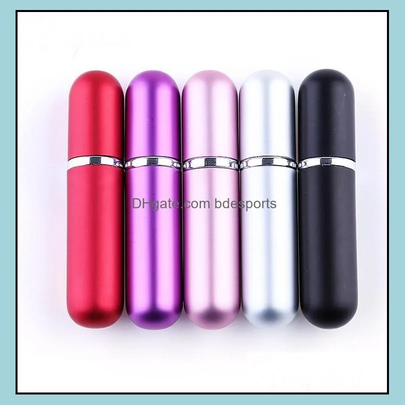 Hot 5ML Mini Portable Travel Filling Perfume Sprayer Bottle Spray Pump Box Empty Perfume Bottle Makeup Container Spray Bottle SN1569