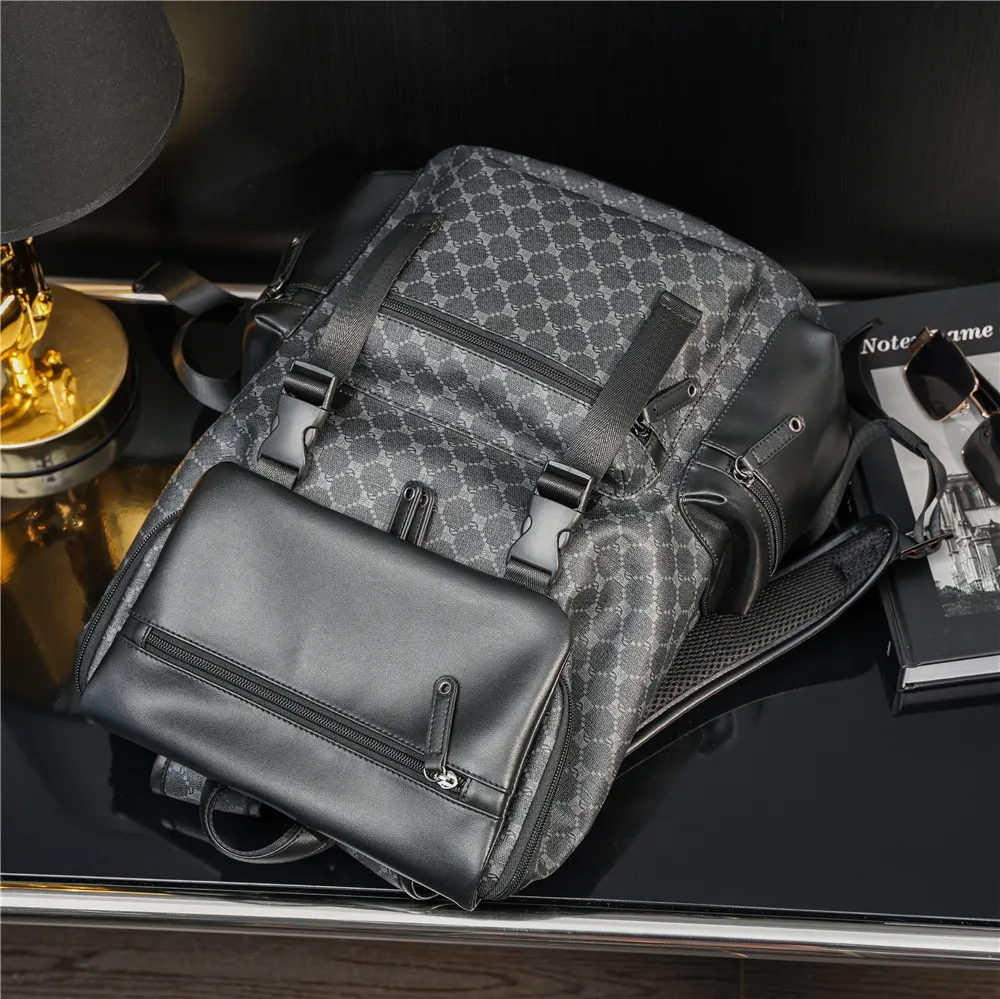Projektant plecak luksusowa torebka podwójne ramię plecaki plecaki kobiety portfele skórzane torby Lady Plaid torebki zamożne bagaż