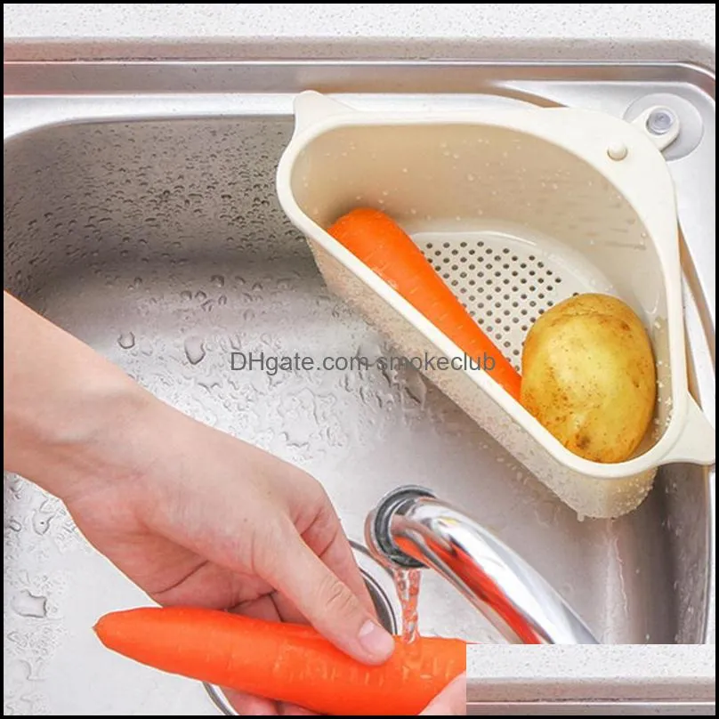 Household Drain Rack Useful Suction Cup Sink Shelf Soap Sponge Box Kitchen Sucker Storage Tool Supplies1