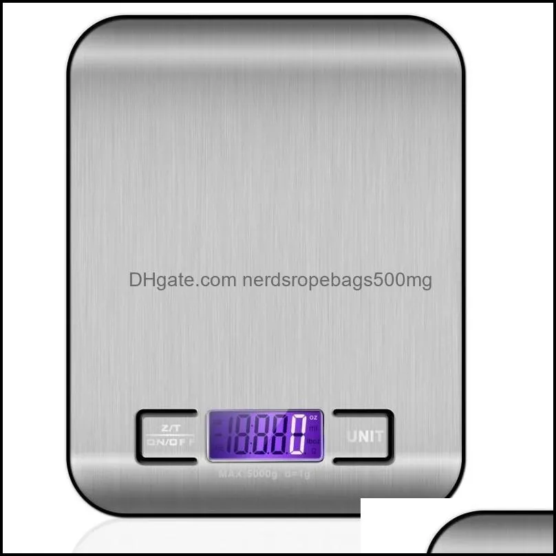 Stainless Steel Kitchen Scale Electronic Weighing 5Kg 10Kg Household Kitchen Scale Mini Gram Jewelry Said 721 K2