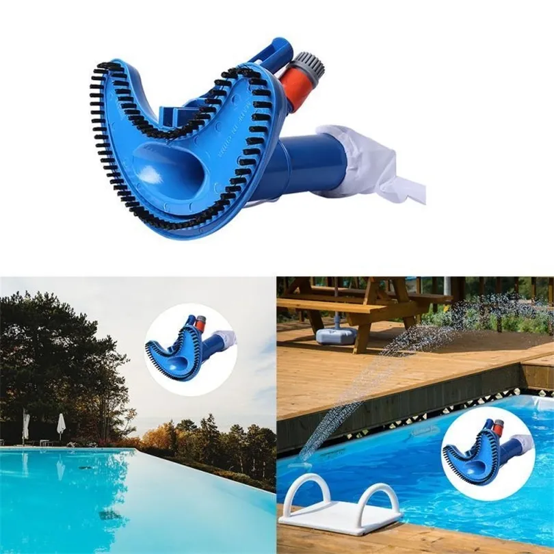 Aspirapolvere portatile per piscina Oggetti galleggianti Strumenti per la pulizia Testa di aspirazione Fontana per stagno Aspirapolvere T200619