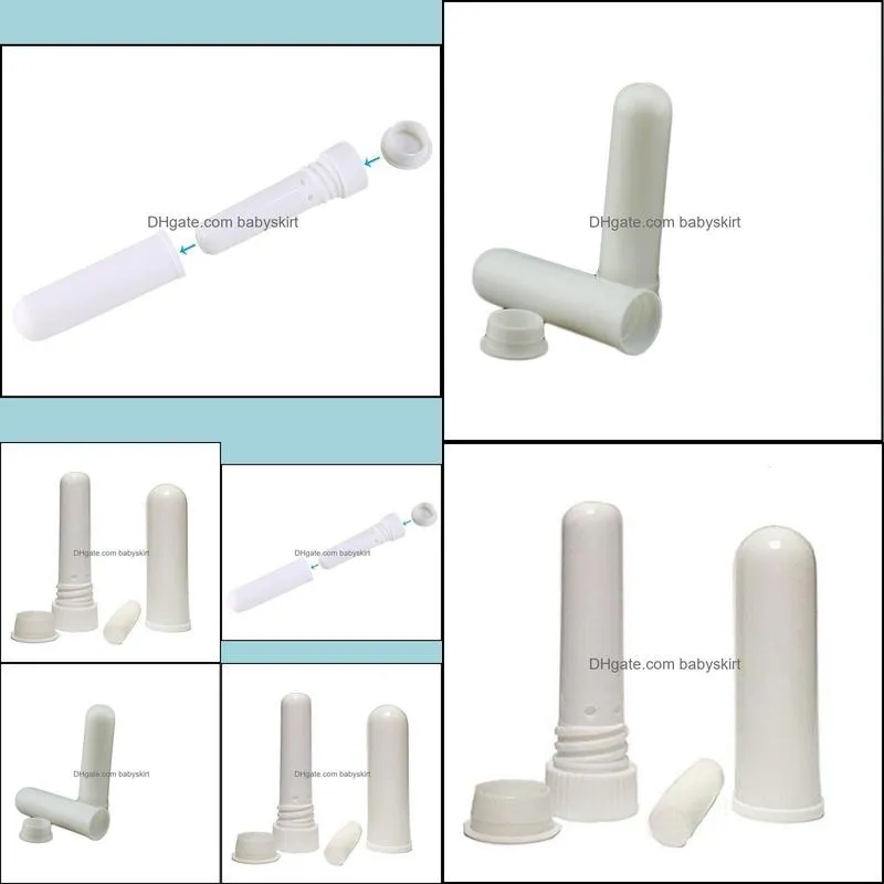 Hot sale Blank Nasal Inhaler Sticks, Plastic Blank Aroma Nasal Inhalers for DIY essential oil