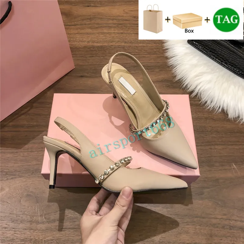 Moda Abito Sexy Scarpe Da Sposa Tacco A Spillo Slingbacks