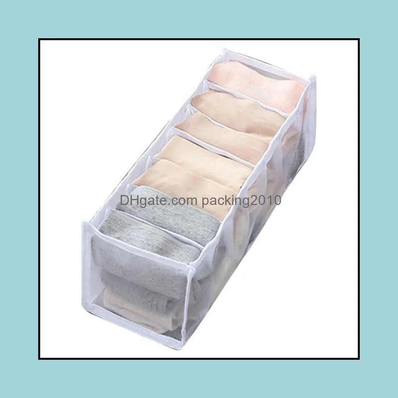 drawer storage box bra closet organizer underpants socks finishing boxs foldable 24 grid divider bras sock supplies zwl464