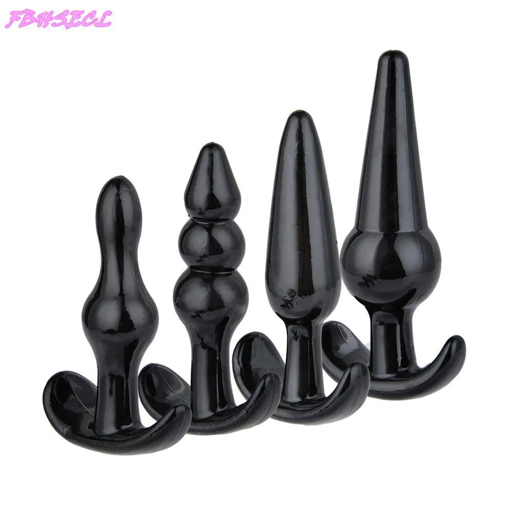 FBHSECL jouets sexy pour hommes femmes produits pour adultes ensemble de prise anale boutique masseur de Prostate bout à bout débutant 4 pièces/ensemble érotique