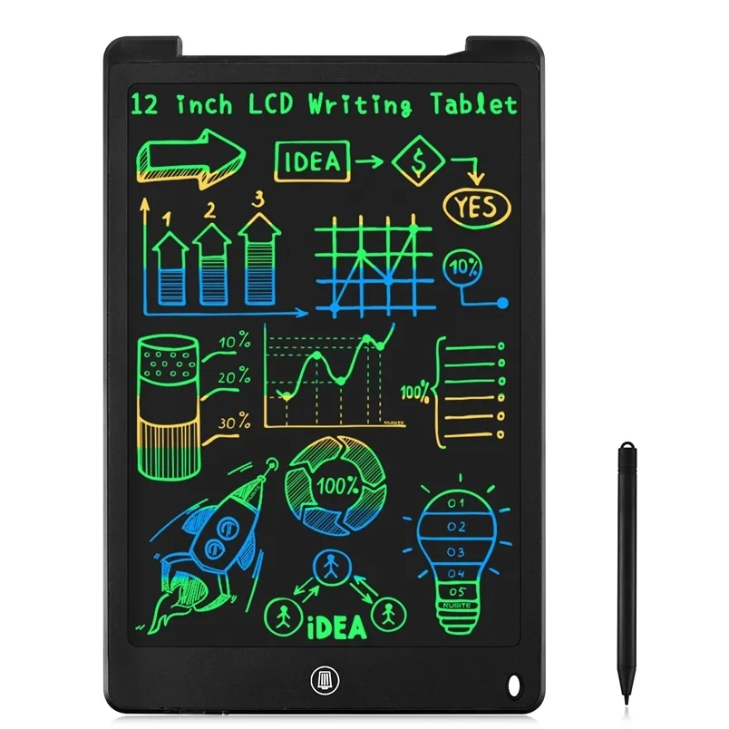 8.59.512 tum Erasable LCD Writing Tablet NoteSpad Drawing Board med färgglada skärm Eonal Toys for Children 220705