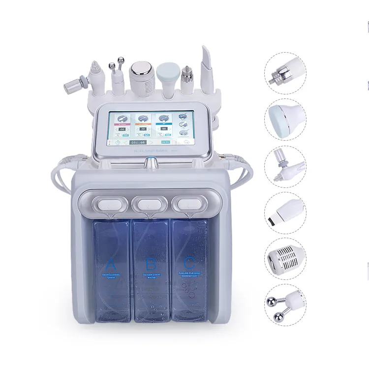 Microdermabrasie -instrument H2O2 Oxygenbelmachine Gezichtsmachine schoonheid Peel Diamant Hydrodermabrasion Aqua Hydro Dermabrasion