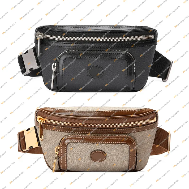 Unisex moda swobodna design luksusowe torby z bombaga retro talia crossbody ramię torba torebka torebka torby komunikator