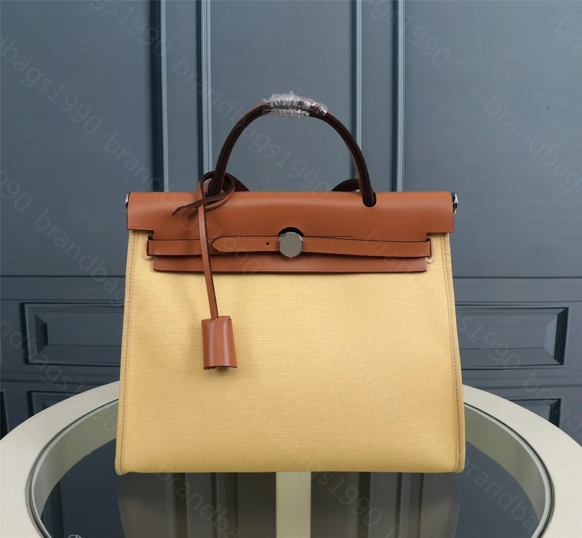NEW color 31cm Women Totes Fashion Bags Garden Shoulder bag Lady Cowhide Genuine leather And Canvas Party Handbag wholesale