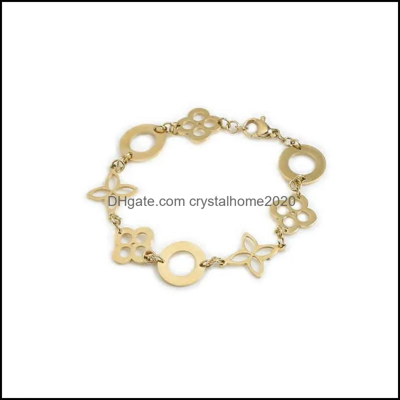 factory custom jewelry clover 14k 18k gold bracelet women bracelet custom bracelet,women jewelry,stainls steel bracelet