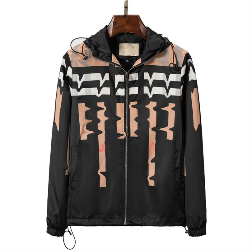 Tasarımcı Mens Ceket Bahar ve Sonbahar Windrunner Tee Fashion Hooded Spor Rüzgar Derbek Sıradan Fermuar Ceketleri Giyim 99636