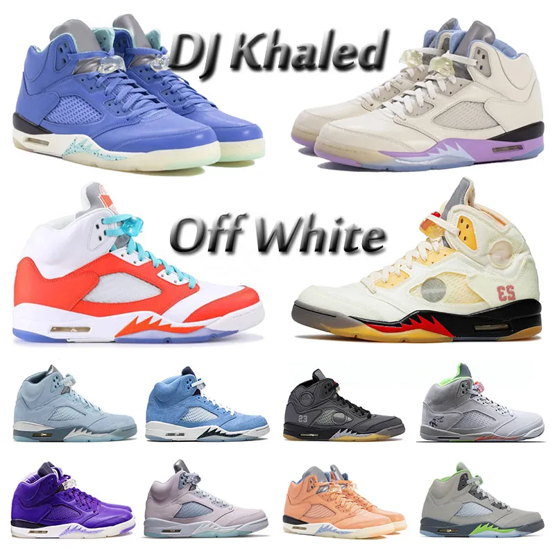 Retro DJ Khaled X We The Bests Jumpman 5 5s V Buty koszykówki Offs Białe męskie Zając Zieleń Bean PRFC Gators Fire Red Black Muzel Treakers Treakers