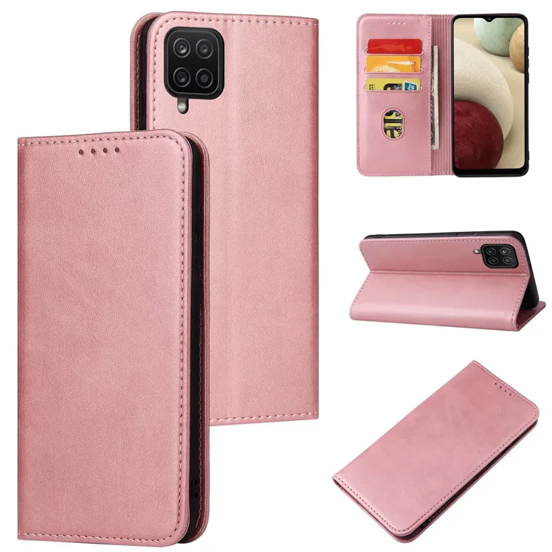 Magnetic Stand Flip Card Wallet PU Leather Cases For Samsung Galaxy S10 S20 S21 S22 A12 A13 A23 A33 A53 A73 A32 A52 A72 5G