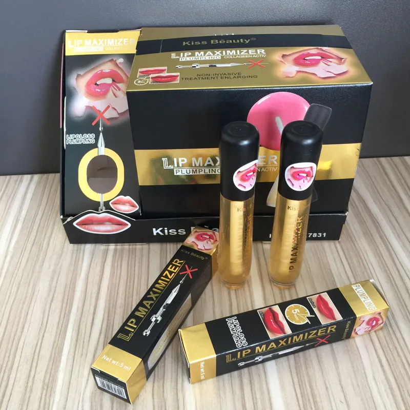 Lip Plumper Gloss oil nawilżający maksymizer do ust powiększający makijaż pielęgnacja ust Serum Plumper Enhancer maska na usta natychmiast seksowna 2022 hot