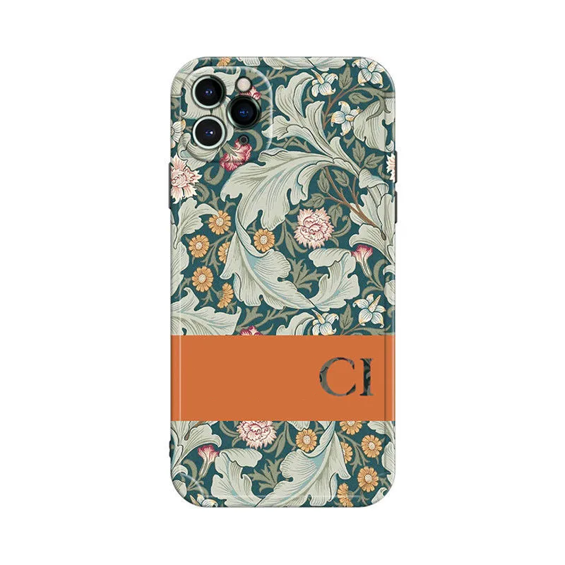 Designer Iphone Case 13 Promax Luxury Phone Cases Accessory Alphabet Flower Design For 14 12 11 XR X XS 7 8 P Plus SE2 YB