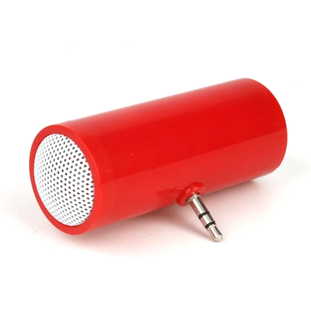 3,5 mm Direct Insert Stereo Mini Speaker Microphone Portable Speaker Mp3 Music Player Houdspeaker för Mobile Phonetablet PC