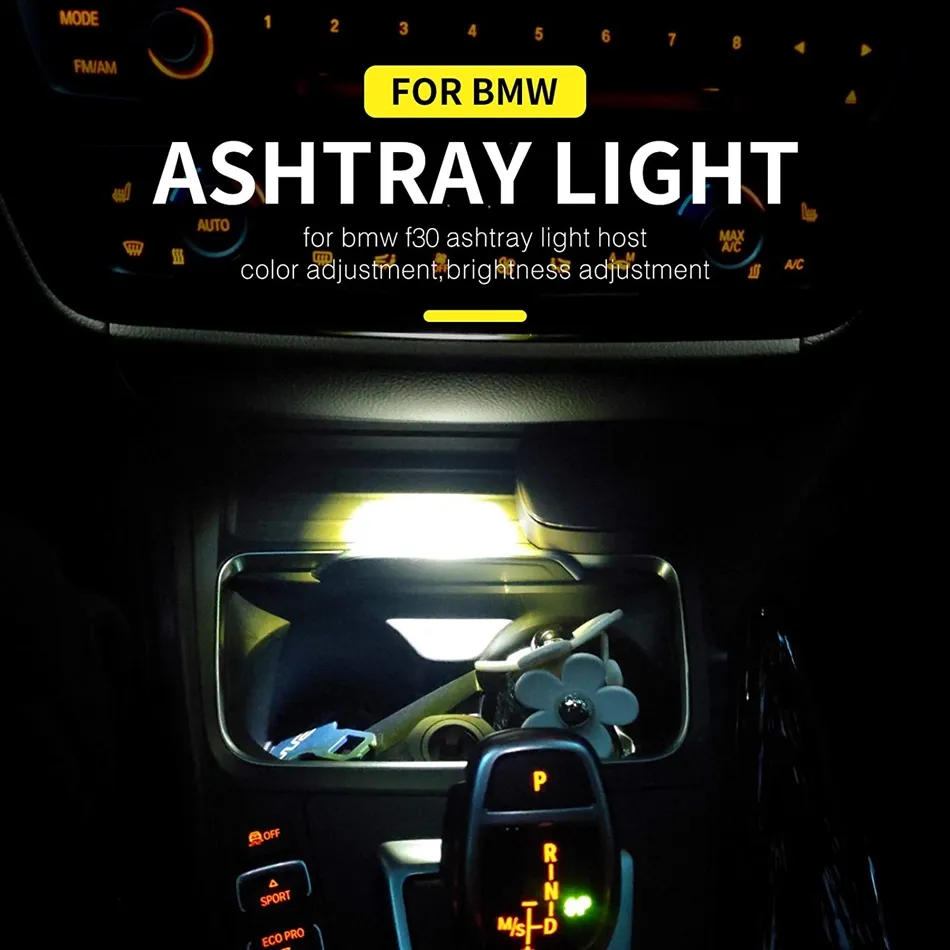 2021 New Interior Ashtray Strip Lights For BMW F30 F31