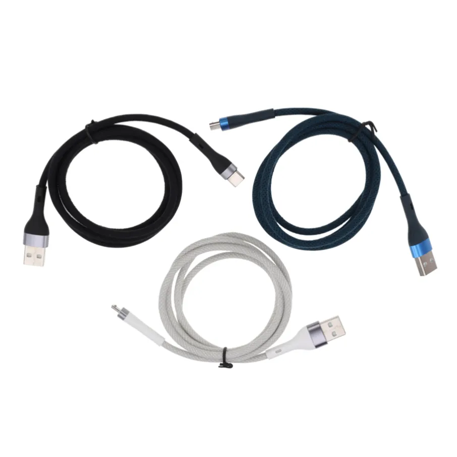 Type C Data Cables 3A Micro USB Charger Cord Wire For Xiaomi Redmi Samsung S20 Huawei P30 Pro Fast Charging USBC Cable