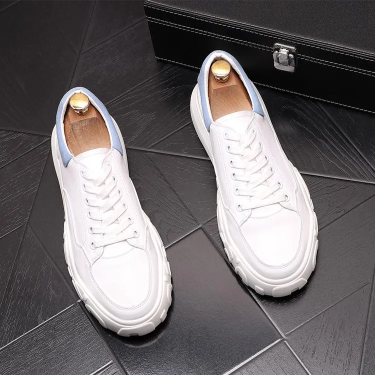 Weiße britische Top -Style Low Wedding Kleider Party Schuhe bequem atmungsaktive vulkanische Trage resistente Sneaker Fashion Ro Ro
