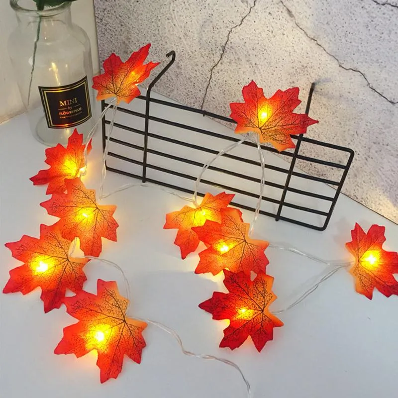 Party Decoration 10/20 Lights Led String Light Garden Outdoor Thanksgiving Christmas Tree Halloween Decorations For HomeParty PartyPartParty