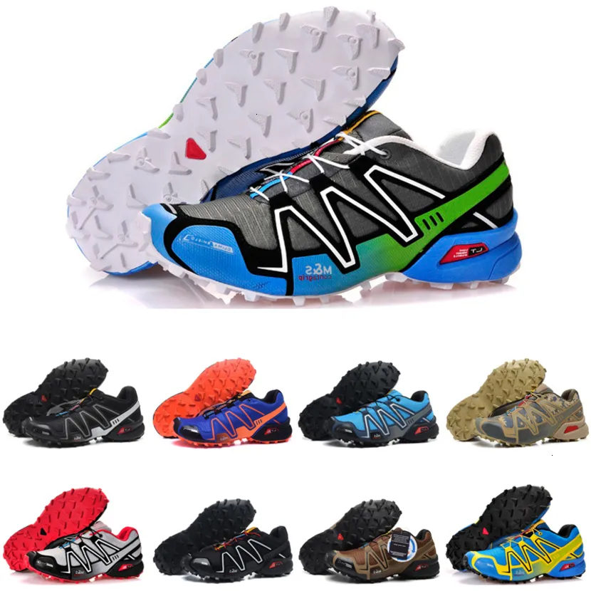 Ayakkabılar Ayakkabılar Yürüyüş Ayakkabıları Spor Ayakkabıları Outdoor Runner Jogging Siyah Yeşil Pembe Kutulu Gri Solomon Speed Cross 3