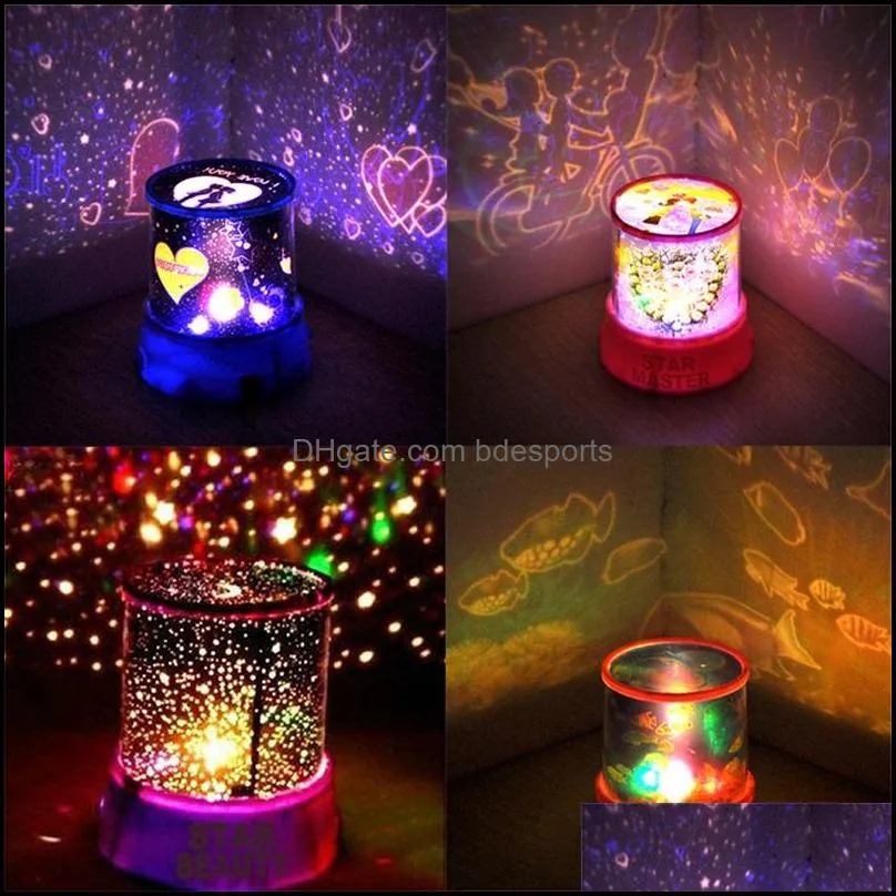 Party Favor Event Supplies Festive Home Garden Romantic Sky Star Master Led Night Light Projector Lamp Fantastisk julklapp 972 B3 Drop