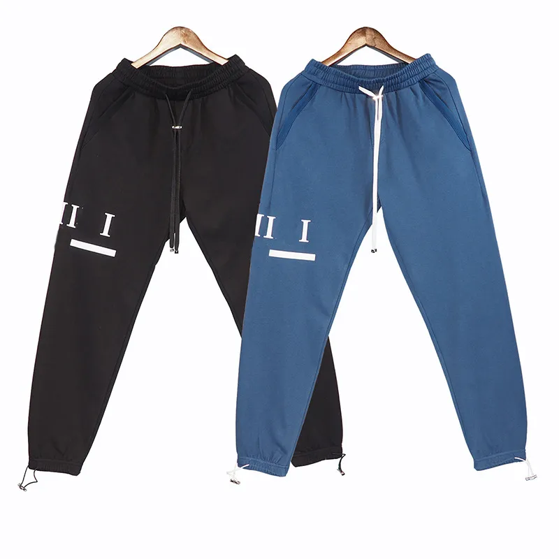 Mens Pants Classic High Street Sweatpants Foaming Printing Leggings broderi Causal Sports Trousers