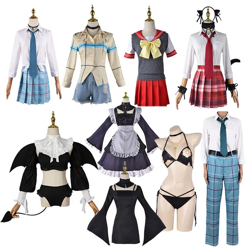 Anime My Dress-Up Darling Marin Kitagawa Cosplay Costume Dress Uniform  Outfits Halloween Carnival Black Dress