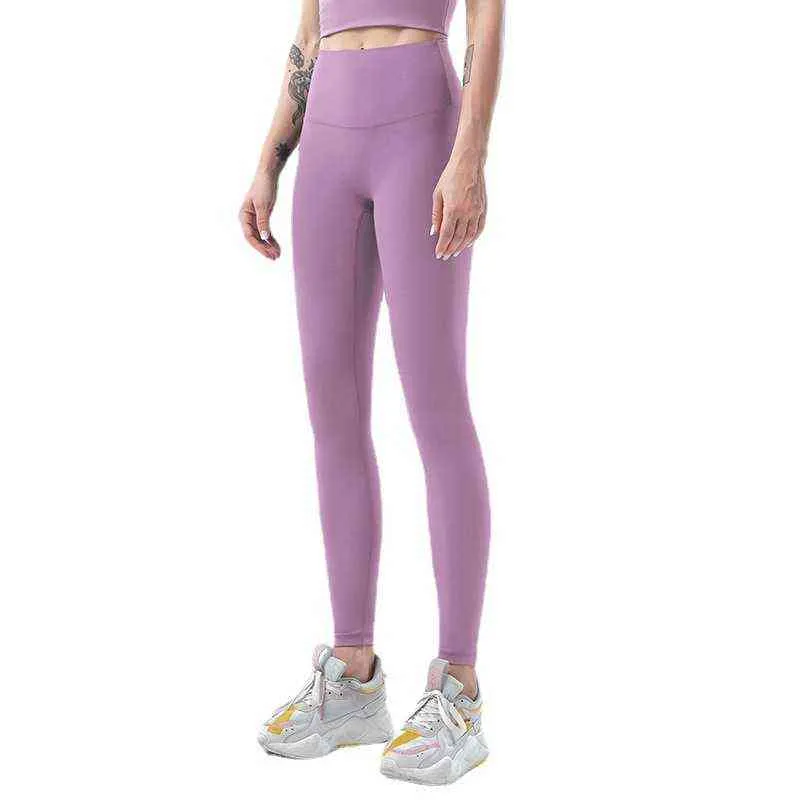 Jednoczęściowe nagie podnośniki biodra joga pielęgnacja gimnastyczna gym high talia sporty fitness Ćwiczenie na zewnątrz Push Ups Legginsy J220706