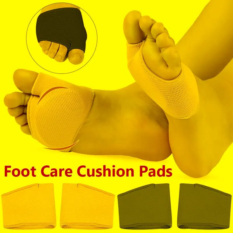 Meias Hosiery 1Pairs Silicone Metatarsal Sleeve Pads Metade do dedo do dedo do dedo do dedo Bunion