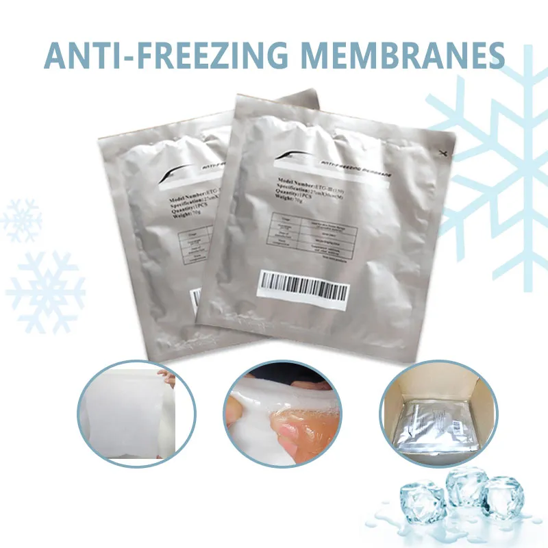 Anti Freeze Membrane Film Cryo Pad Membrane Acessórios Partes Cryolipólise Antifreeze Pads para congelamento de gordura por atacado