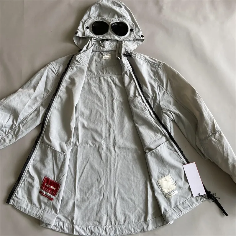 2022 AW Mixed Garment Dyed Goggle Jacket Casual Nylon Men Hoodies Outdoor Tracksuit Jogging Coat Size MXXL2993603