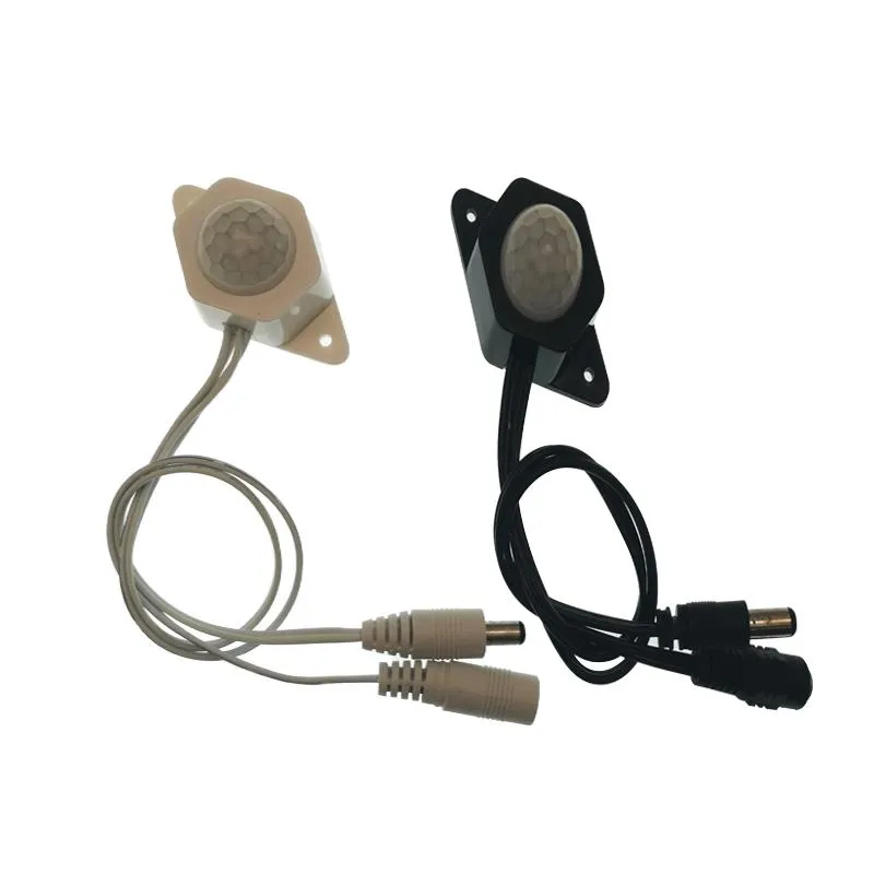 Switch Body Infrared Motion Sensor DC5V-24V 12V 5A LED Human Detector Control DC Connector For Strip LightSwitch