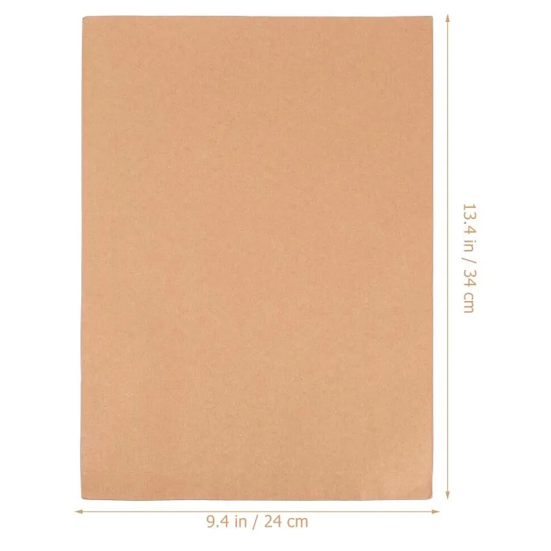 Gift Wrap 10pcs A4 Kraft Paper Envelope File Bag Mapp Portfolio Project BagsGift