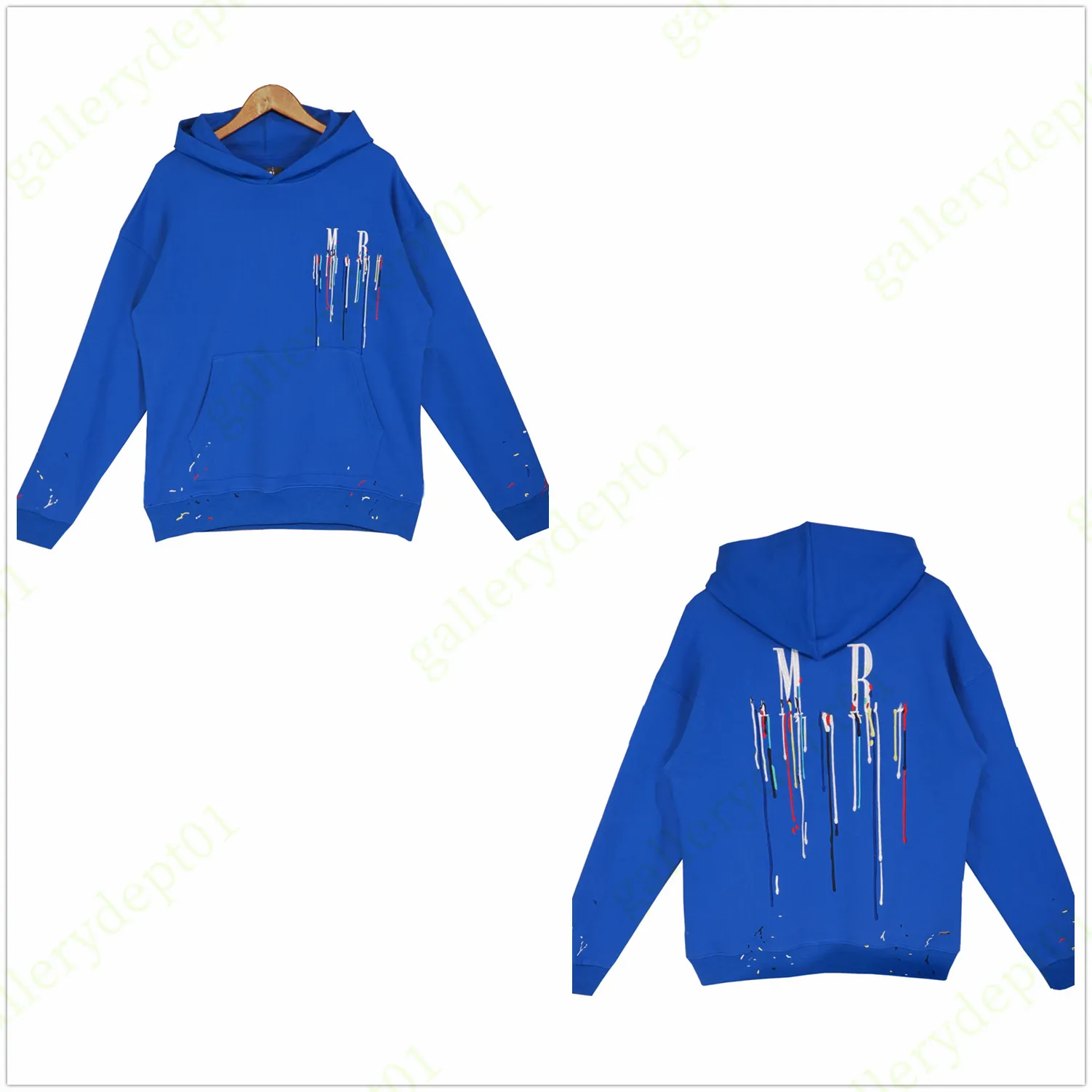 blauwe heren hoodies Fairy kraan gunstige wolken Designer Hoodie cashew bloem vol sterren sweatshirts sweaters hoody oversized hoodys letter print